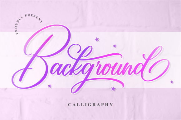Background: Elevate Your Designs with Elegant Script Typography