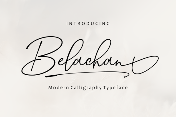 Belachan: Elevate Your Design with This Dazzling Script Font