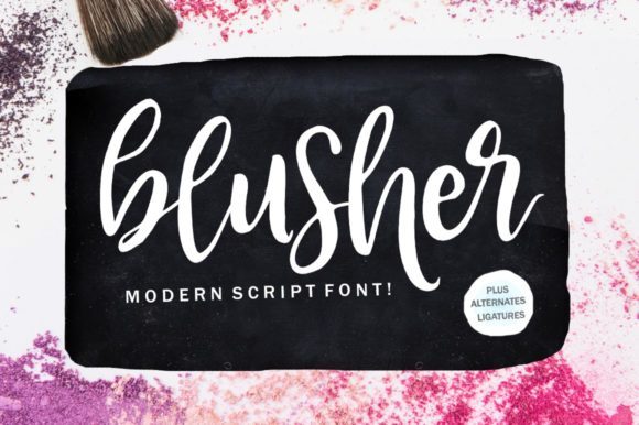 Blusher: Authentic Script for Modern Design