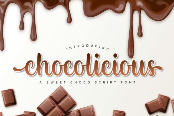 Chocolicious: Elevate Your Design with Handwritten Elegance