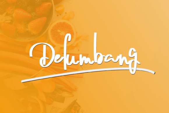 Delumbang: The Handwritten Script Font for Authentic Design