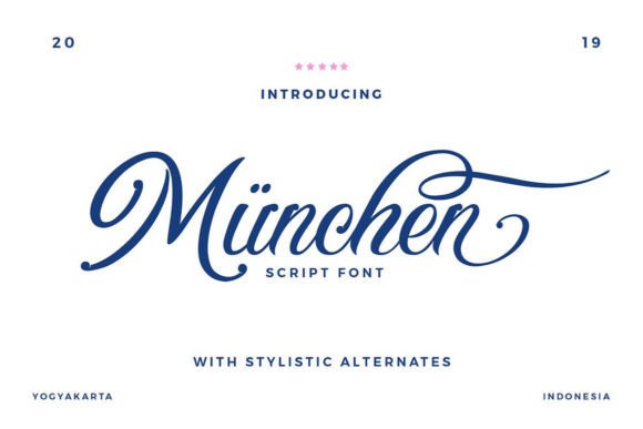 Discover Munchen: An Elegant Script for Modern Design