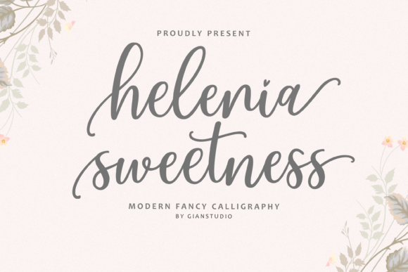 Helenia Sweetness: Elevating Design with Modern Script Typography