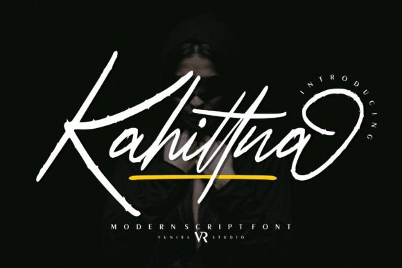 Kahittna: Elevate Your Designs with a Modern Handwritten Font
