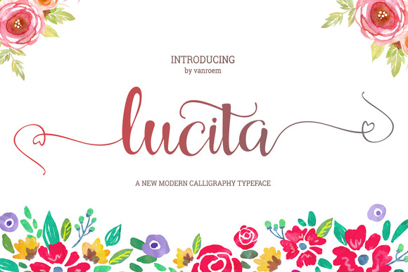 Lucita: A Modern Script Font for Elegant Design