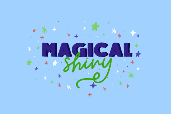Magical Shiny: A Sweet & Versatile Duo Font for Creative Projects