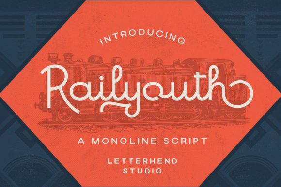 Railyouth: A Vintage Script for Modern Design
