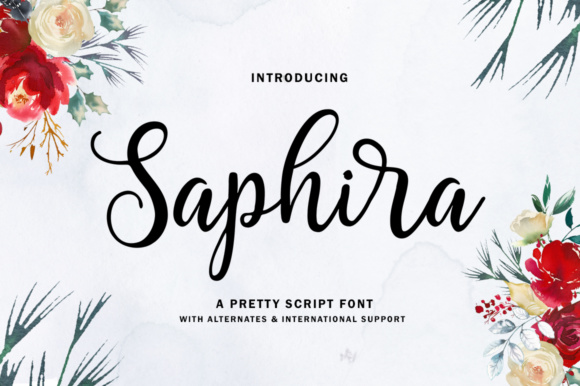 Saphira Script: The Dynamic Font for Modern Design