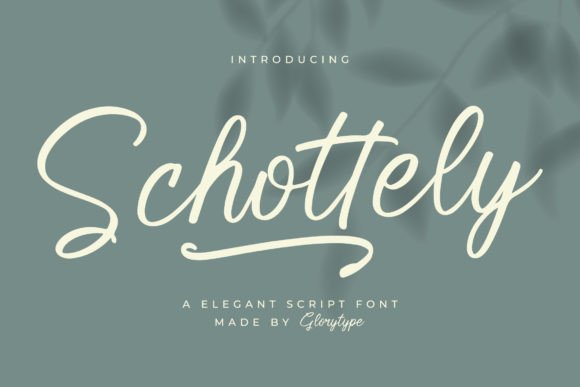 Schottely: The Elegant Script Font for Modern Design