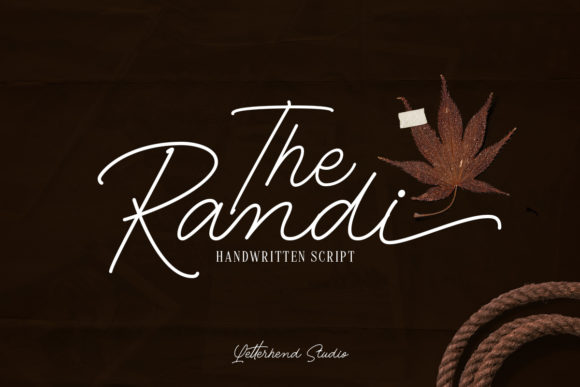The Randi: A Classy Monoline Script for Modern Design