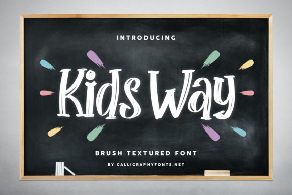 Unleash Playful Energy with Kids Way Font