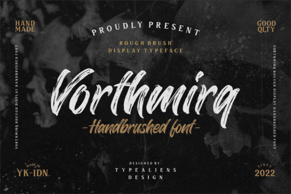 Vorthmirq: The Bold Script Font for Modern Visual Design