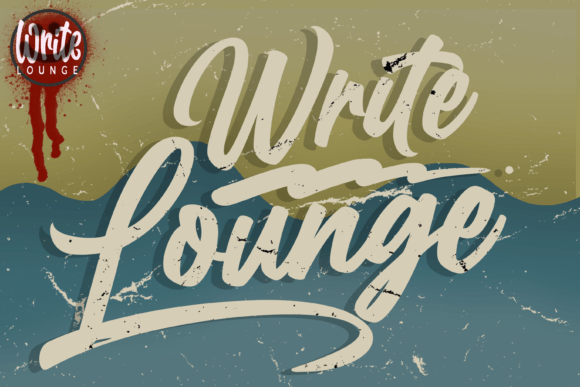 Writelounge: Elevating Design with Vintage Script Elegance